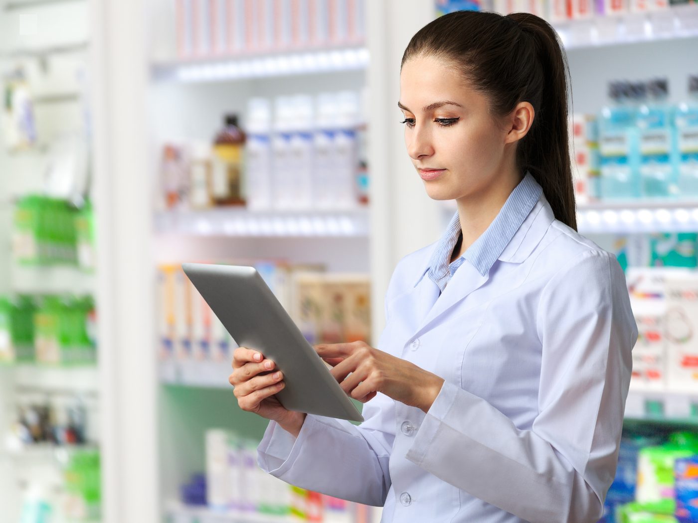 Enterprise professional accessing a personalized portal experience on tablet